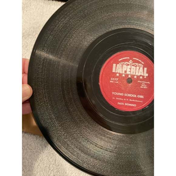 Fats Domino 78 It Must Be Love Young School Girl Imperial 5537 R&B 1958 Soul - Picture 8 of 11
